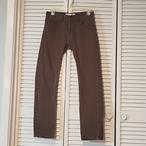 Levi's 511 Brown Slim Fit Jeans